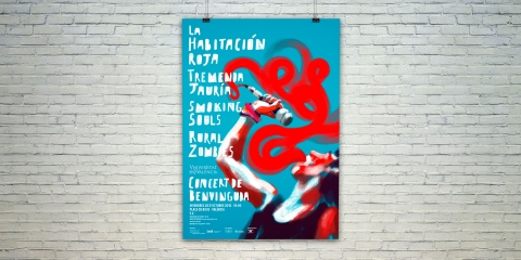 Diseño del cartel para el Concert de Benvinguda