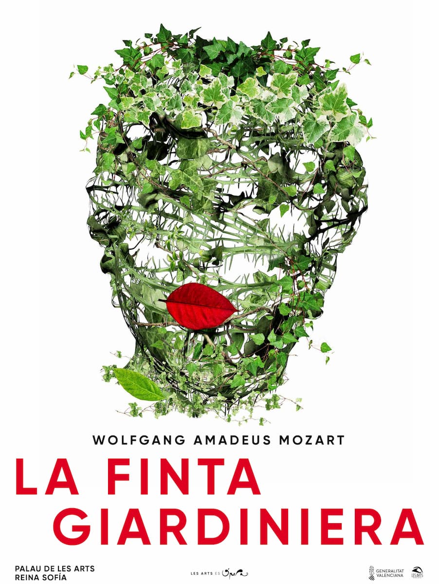 Diseño del cartel de la ópera La Finta Giardiniera