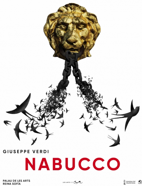 Diseño gráfico para Nabucco, de Verdi