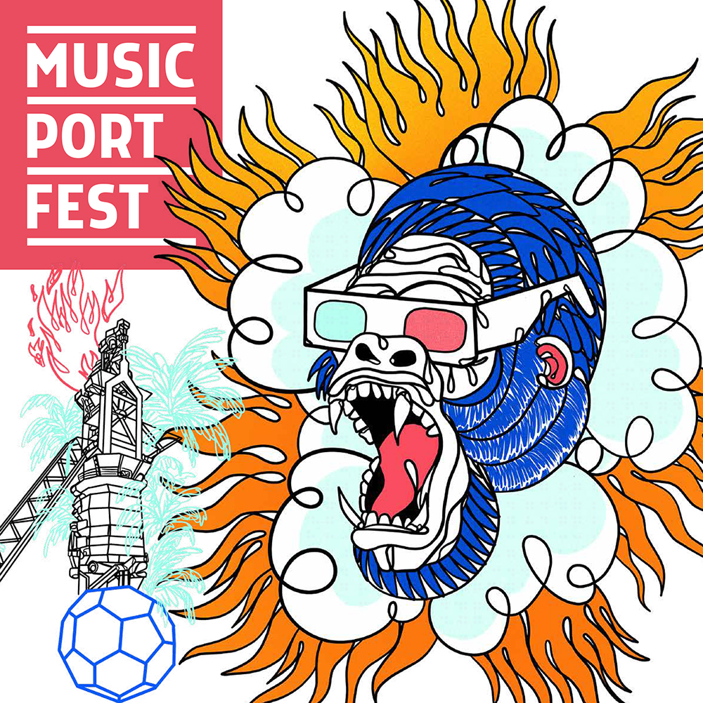 Diseño Gráfico para el Music Port Fest 2020