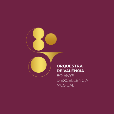 orquestra de valencia 80 anys logo min